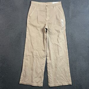 American Eagle Pants Womens 6 (Fits 30x31) Beige Super High Rise Wide Leg Boho